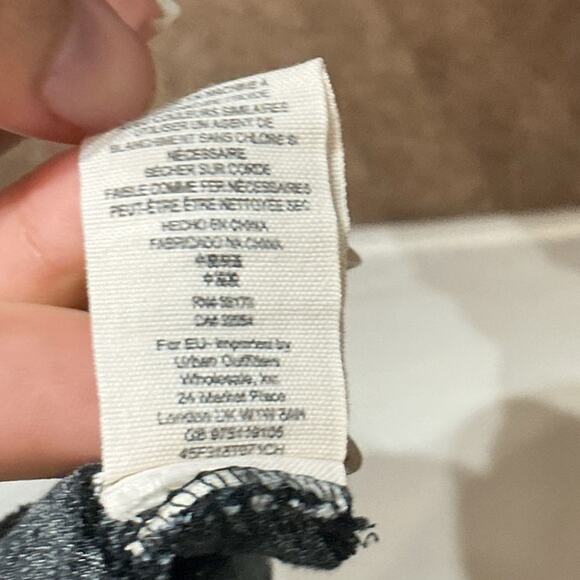 Free People Black Raven Combo Tree Swing Top Sz XS - Picture 6 of 11